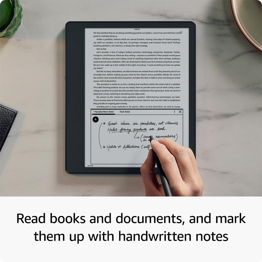 Kindle Scribe (64 GB): The Ultimate E-Reader and Digital Notebook with 10.2” Paperwhite Display and Premium Pen