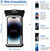 ProCase Waterproof Phone Pouch - 2-Pack Dry Bag for iPhone 15/14/13 Pro Max, Galaxy S23/S22, and More (Up to 7")