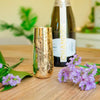 CLINQ Floral Print Gold Champagne Flutes - FOK & Stuff