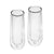 Corkcicle Barware Double Walled Flute Glass (Pk of 2) - Clear