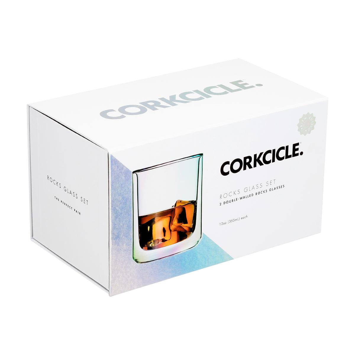 Corkcicle Stemless Double Pack Prism