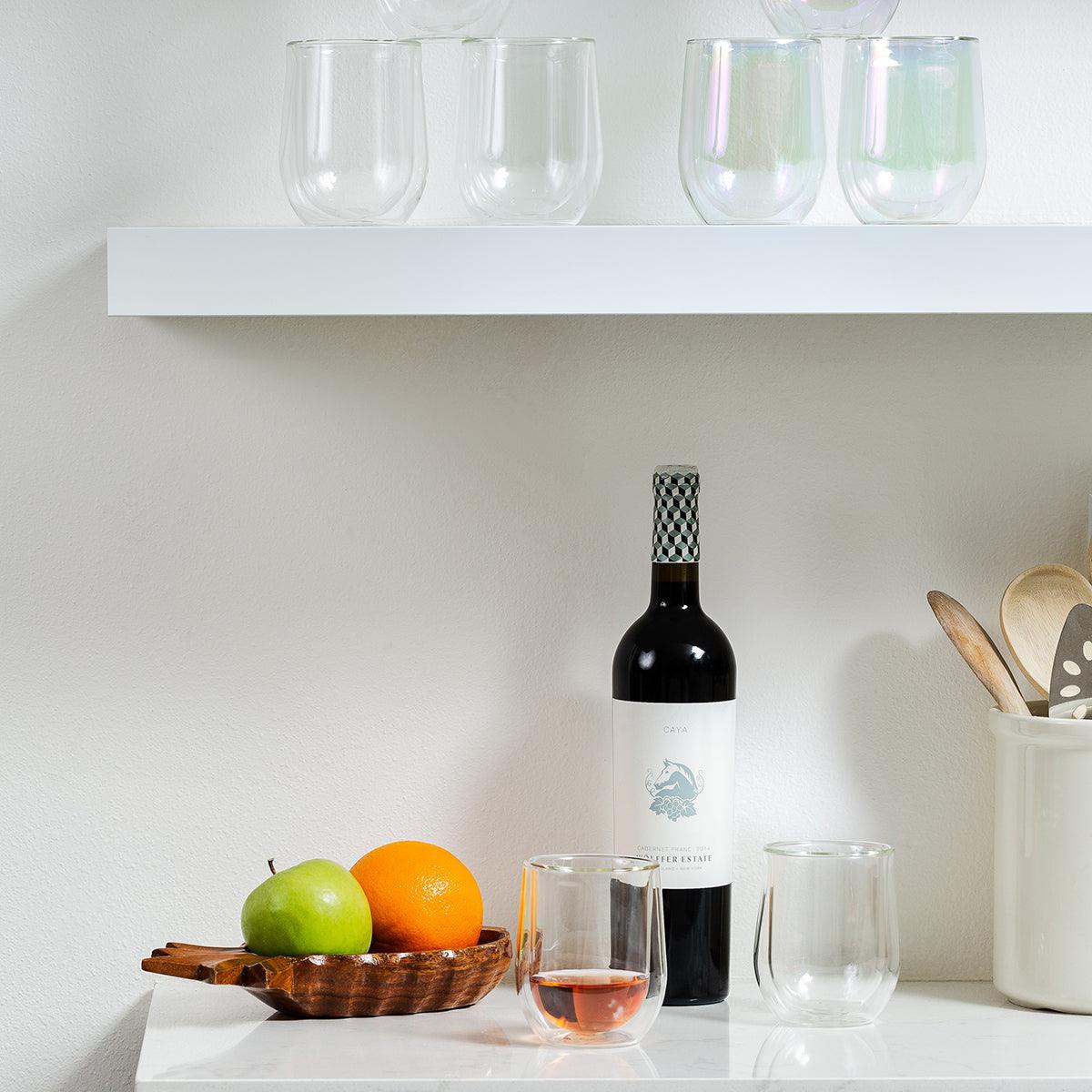 Corkcicle Barware Stemless Glass (Pk of 2) - Clear - FOK & Stuff