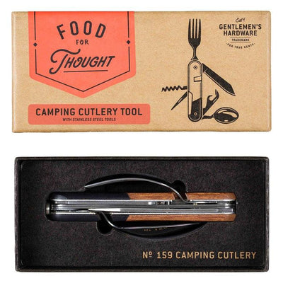 Gentlemen's Hardware | Camping Cutlery Tool with Acacia Handle - FOK & Stuff