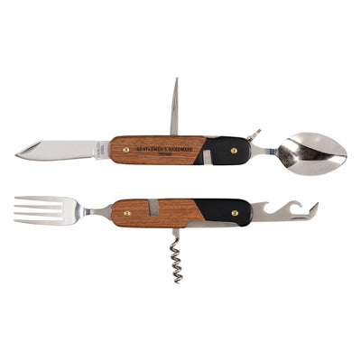 Gentlemen's Hardware | Camping Cutlery Tool with Acacia Handle - FOK & Stuff