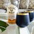 CLINQ Brass & Black Whisky Glasses