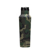 Corkcicle 600ml Sports Canteen in Woodland Camo.