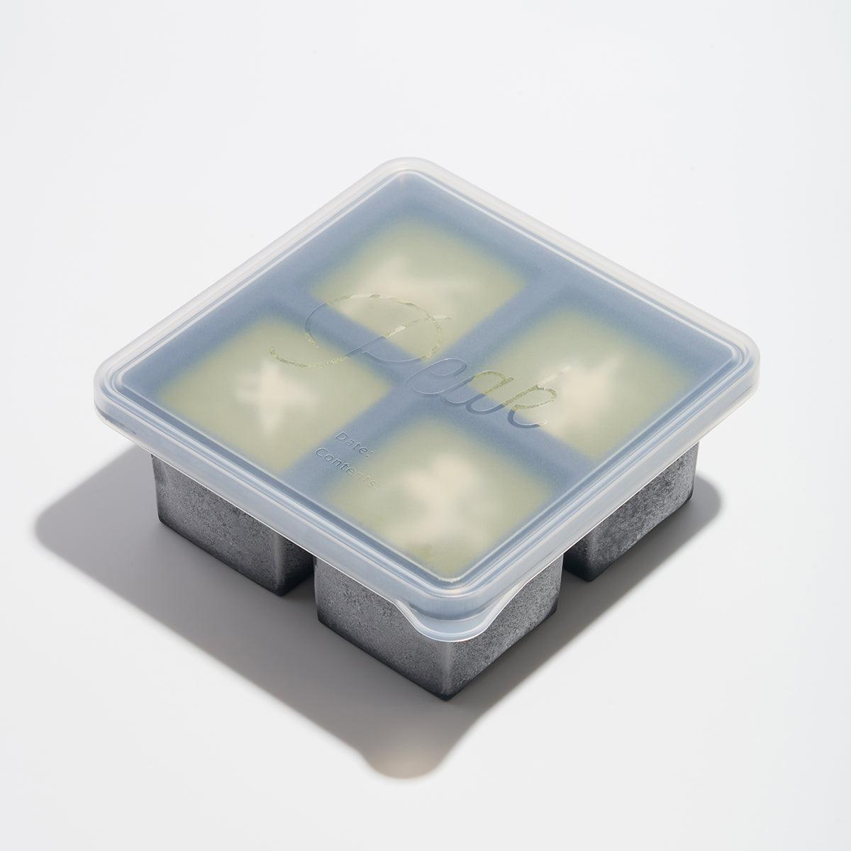 W&P Cup Cubes Freezer Tray - 4 Cubes, Charcoal