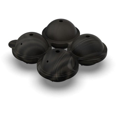 W&P | Peak | Large Sphere Ice Tray | Marble Black - FOK & Stuff