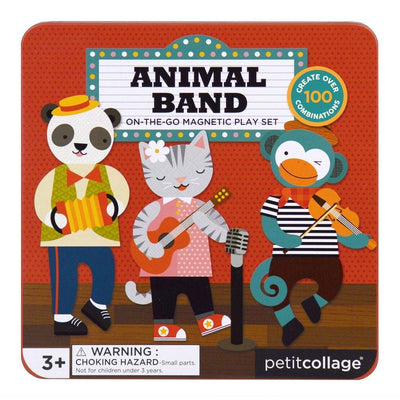 Petit Collage animal band magnetic play set