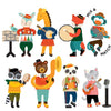 Petit Collage animal band magnetic play set characters