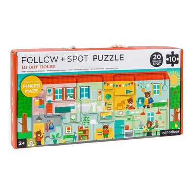 Petit Collate follow and spot puzzle in box