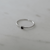 SOPHIE Mini Rock Ring Black Silver M