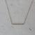 Mini Bar Necklace Sterling Silver
