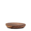 Salt & Pepper Linden Round Wooden Footed Serving Platter made from Acacia wood.