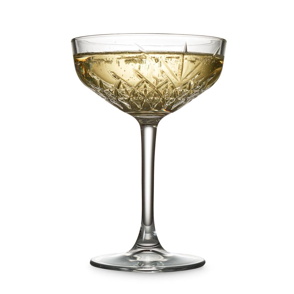 S&amp;P Winston Champagne Coupe Glasses 270ml (Set of 4) - FOK &amp; Stuff