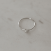 Sophie mini pearl ring silver