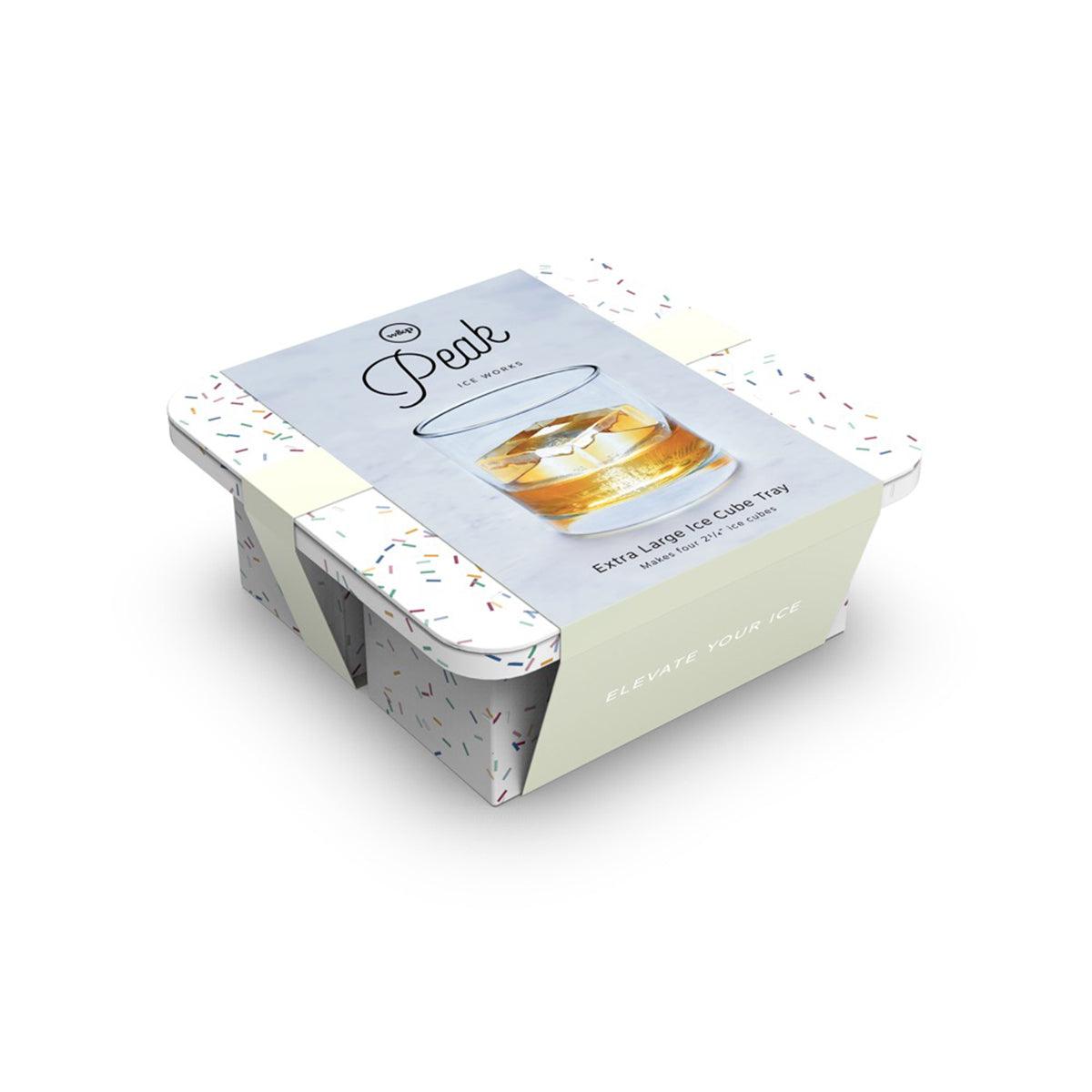 W&amp;P | Peak | Extra Large Ice Cube Tray | Speckled White - FOK &amp; Stuff